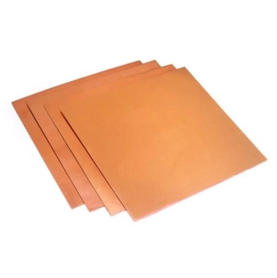 明るい表面 赤 純 1mm 銅板 1000mm-6000mm 印刷用