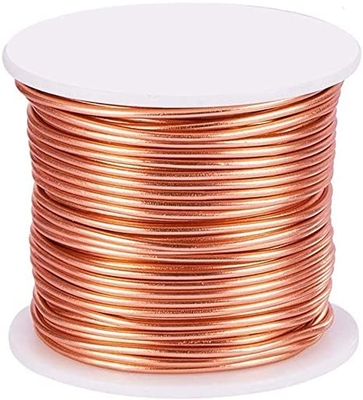 純度99%の送電線のための赤い純粋な銅線直径0.1mm-15mm