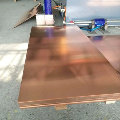 冷たく/熱くロールした磨き銅板 2mm 1000mm-6000mm 長さ